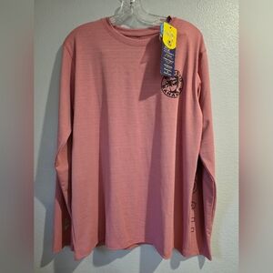 Sea Life Performace Womens  Fishing/Water Activities Long Sleeve Top Pink L